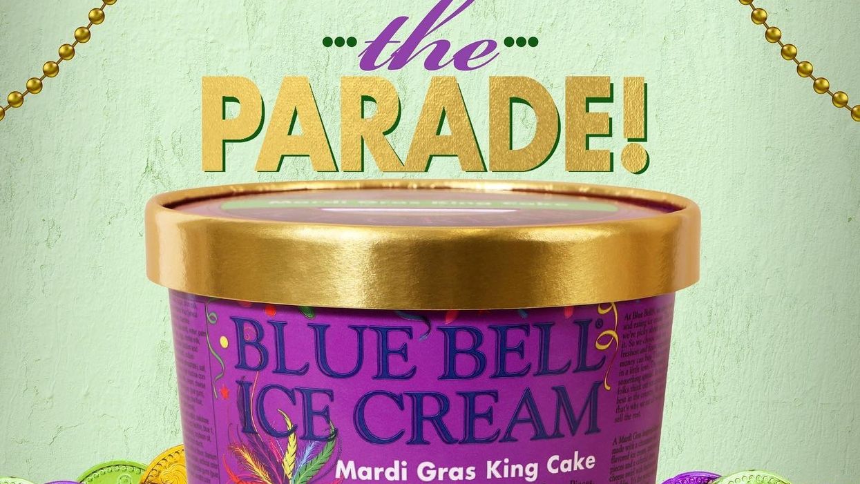 Blue Bell brings back popular Mardi Gras King Cake ice cream for carnival season