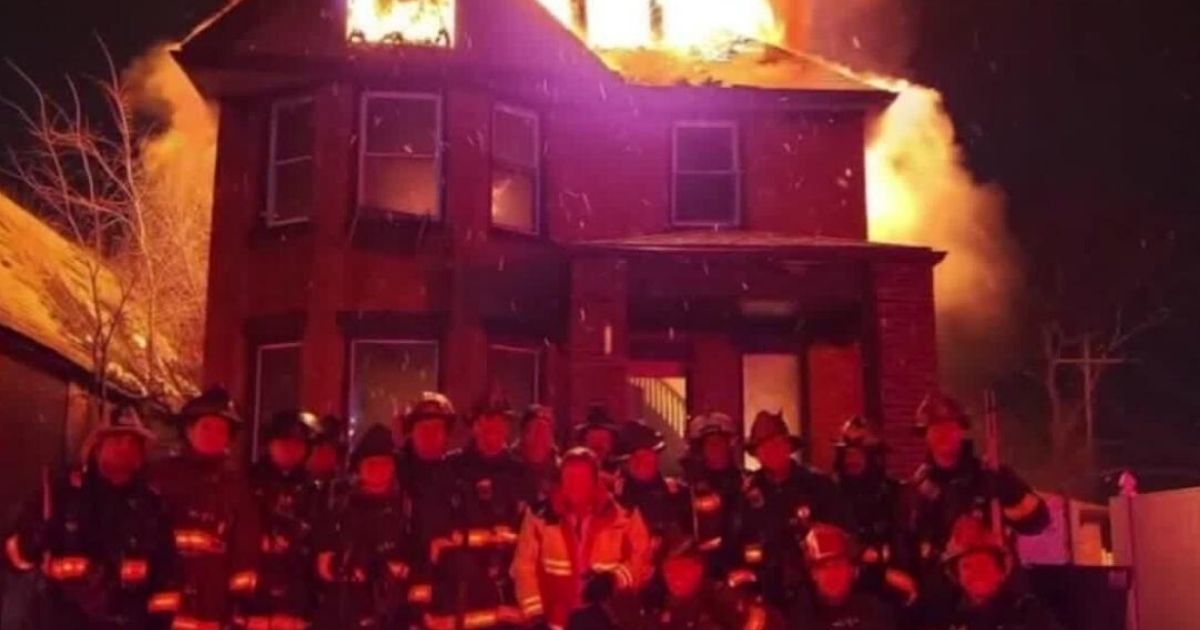 Detroit Firefighters Put On Blast For Sharing A Group Photo Of Them Smiling In Front Of A Burning Building