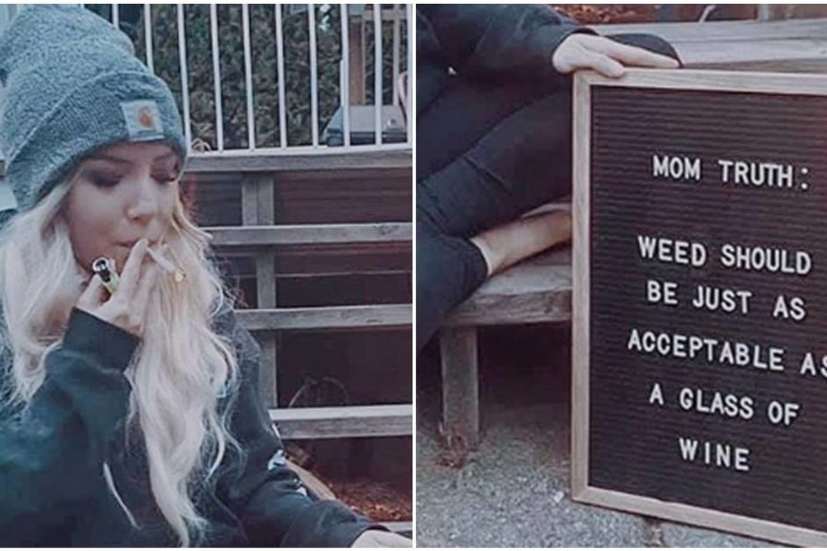 Mother of two takes a bold stance by proudly proclaiming that weed makes her a 'better mom'