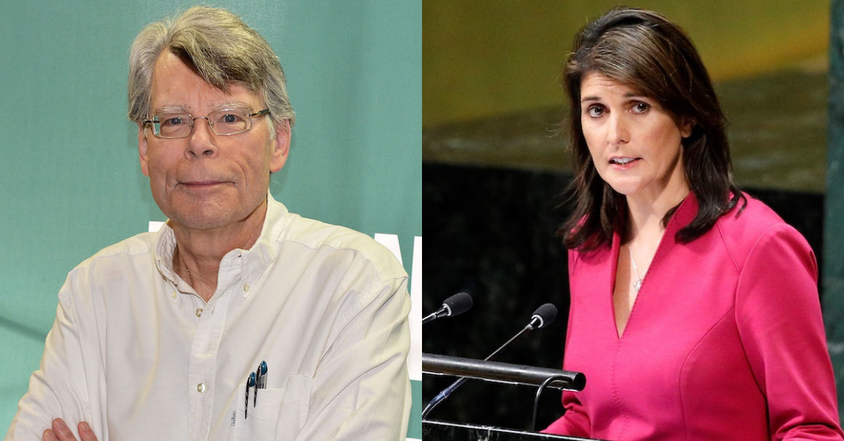 Stephen King Slams Nikki Haley After She Claims Democrats Are 'Mourning' The Death Of Soleimani