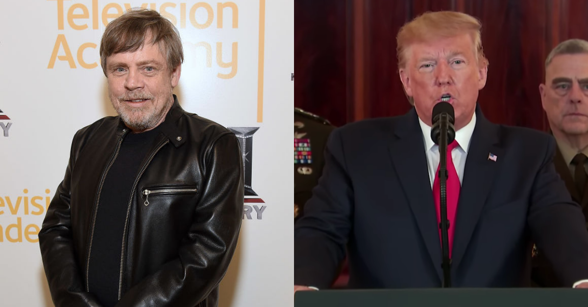 Someone Recut Trump's Iran Speech Into Just the 58 Times He Sniffed, and Mark Hamill for One Is Loving It