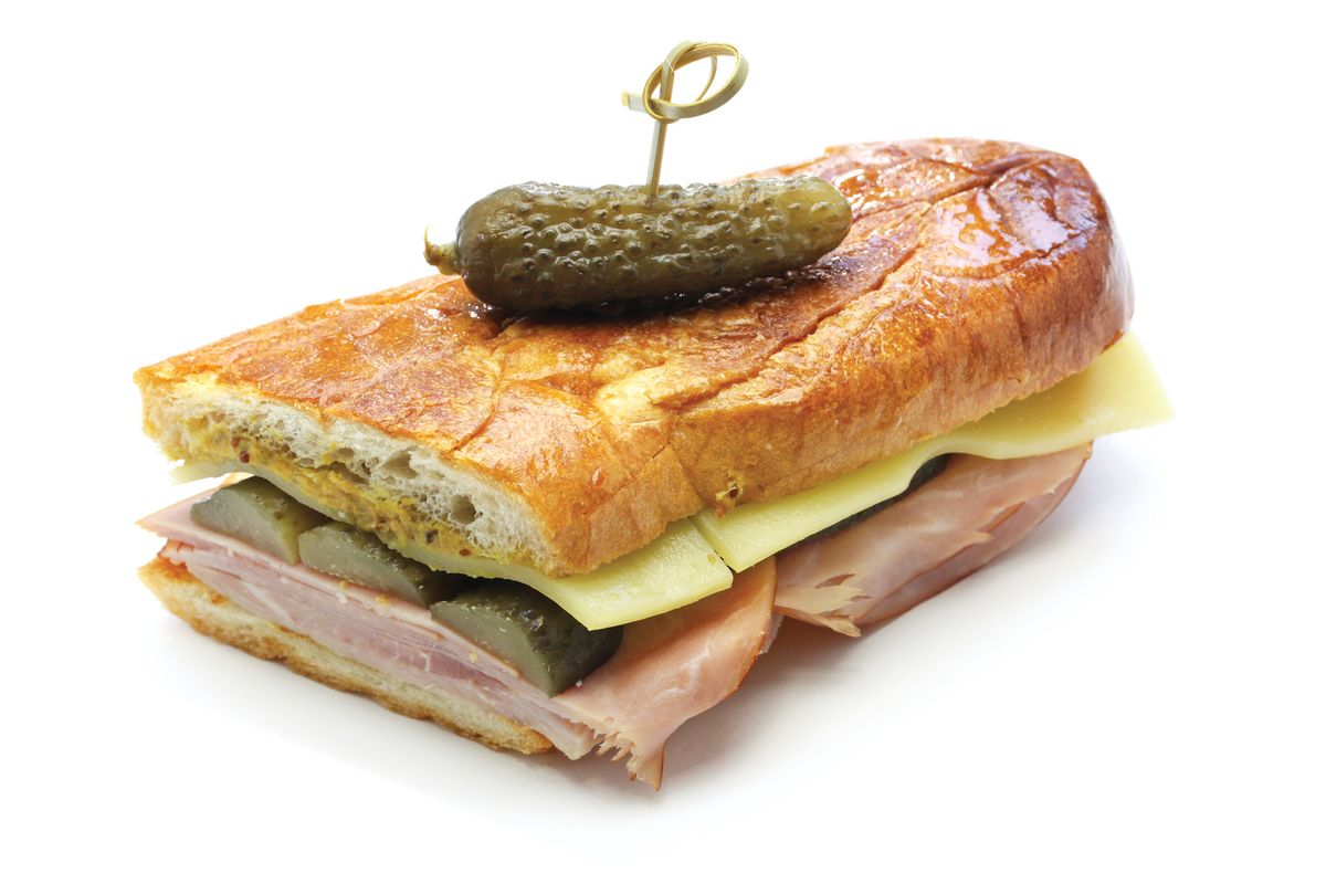 A traditional Cuban sandwich.
