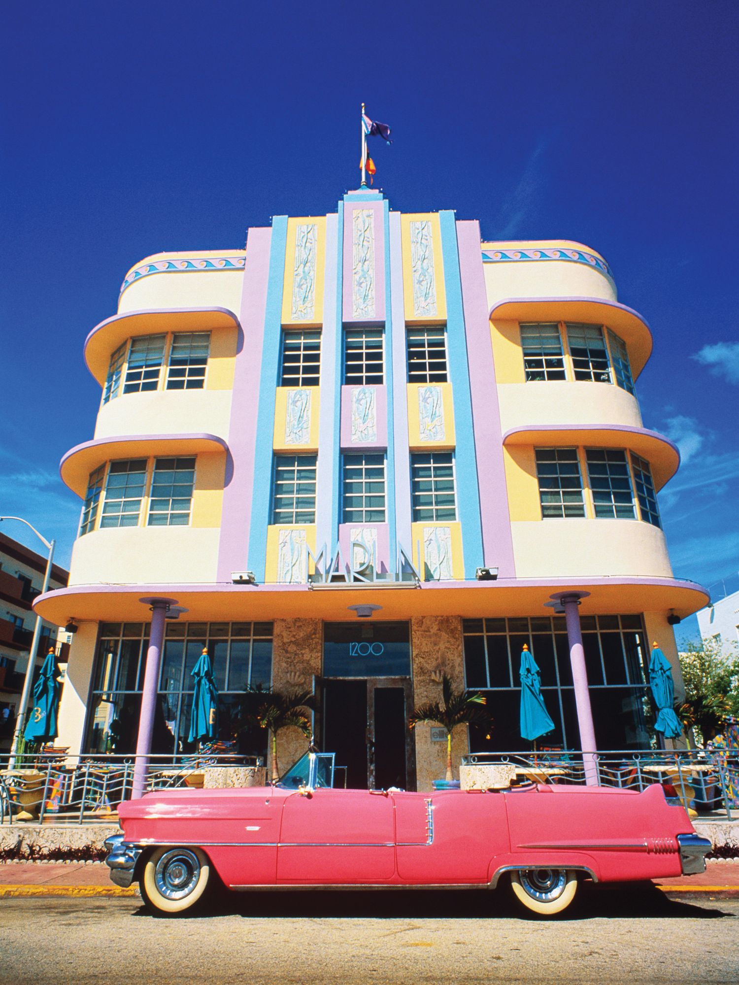 Art Deco District of Miami.