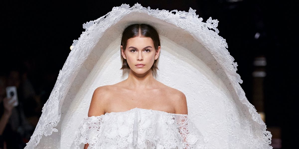 Kaia Gerber's Givenchy Couture Wedding Dress Is Really Something