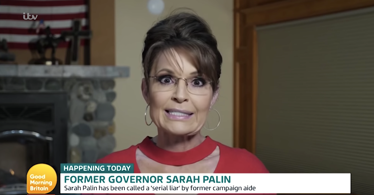 Sarah Palin Defends Herself After Being Called A 'Serial Liar', Claims Trump Is 'Directing The Wind' In Unhinged Interview