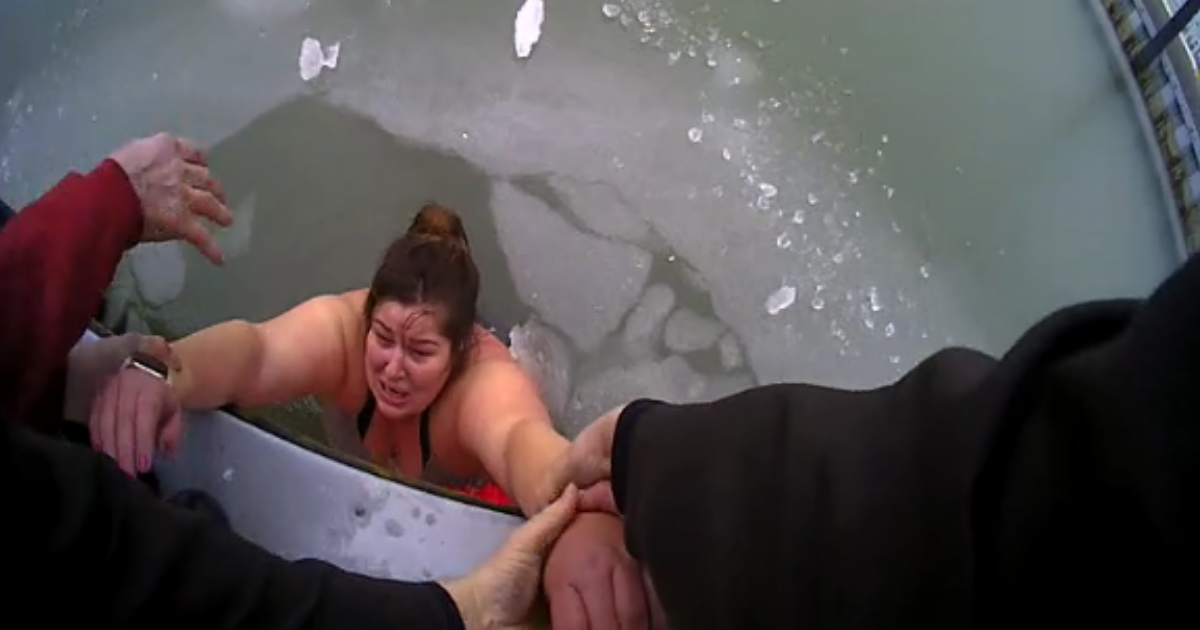 Michigan Woman Hit With Deluge Of Body-Shaming Comments After Video Of Her Being Rescued From Frozen Lake Goes Viral
