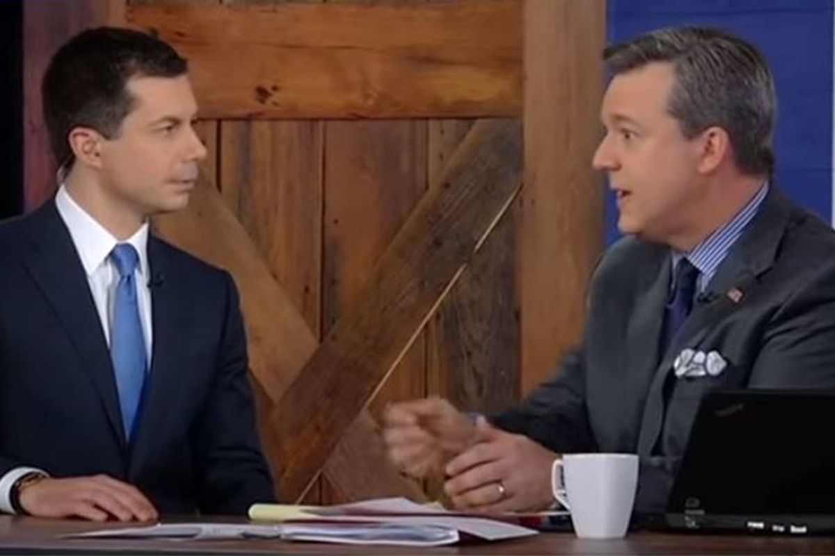 A Fox News host tried to convince Mayor Pete that Trump isn't racist and failed miserably.