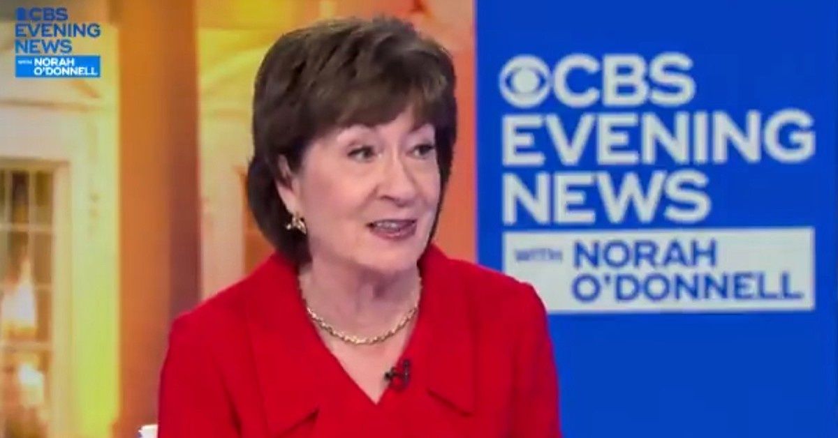 Susan Collins Defends Her Acquittal Vote By Claiming Trump Learned 'a Pretty Big Lesson' From Impeachment and People Can't Even