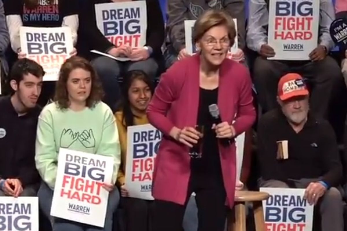 Elizabeth Warren Promises Little Girl She'll Close The Camps