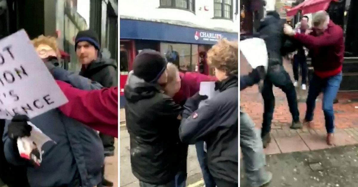 Vegan Activist Protesting Outside Clothing Store That Sells Fur Says He Was Headbutted 'Out Of Nowhere' By Irate Customer