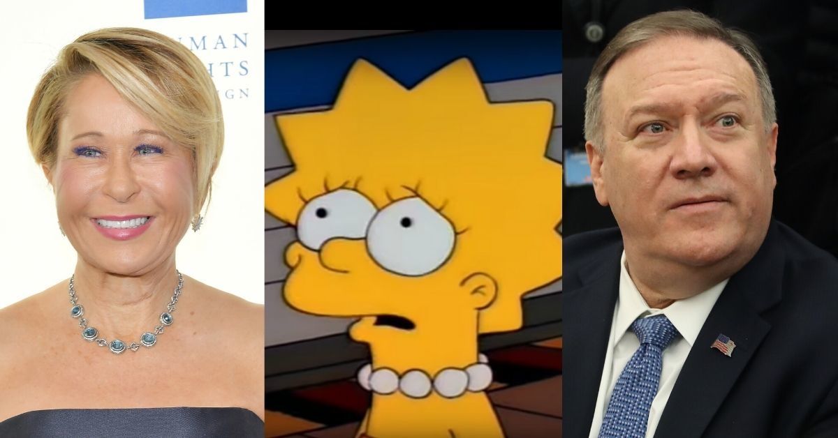 Lisa Simpson Voice Actor Yeardley Smith Just Went Off On Mike Pompeo For Using Her Character To Mock Nancy Pelosi