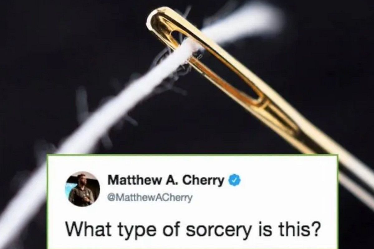 You've been threading needles wrong your whole life.