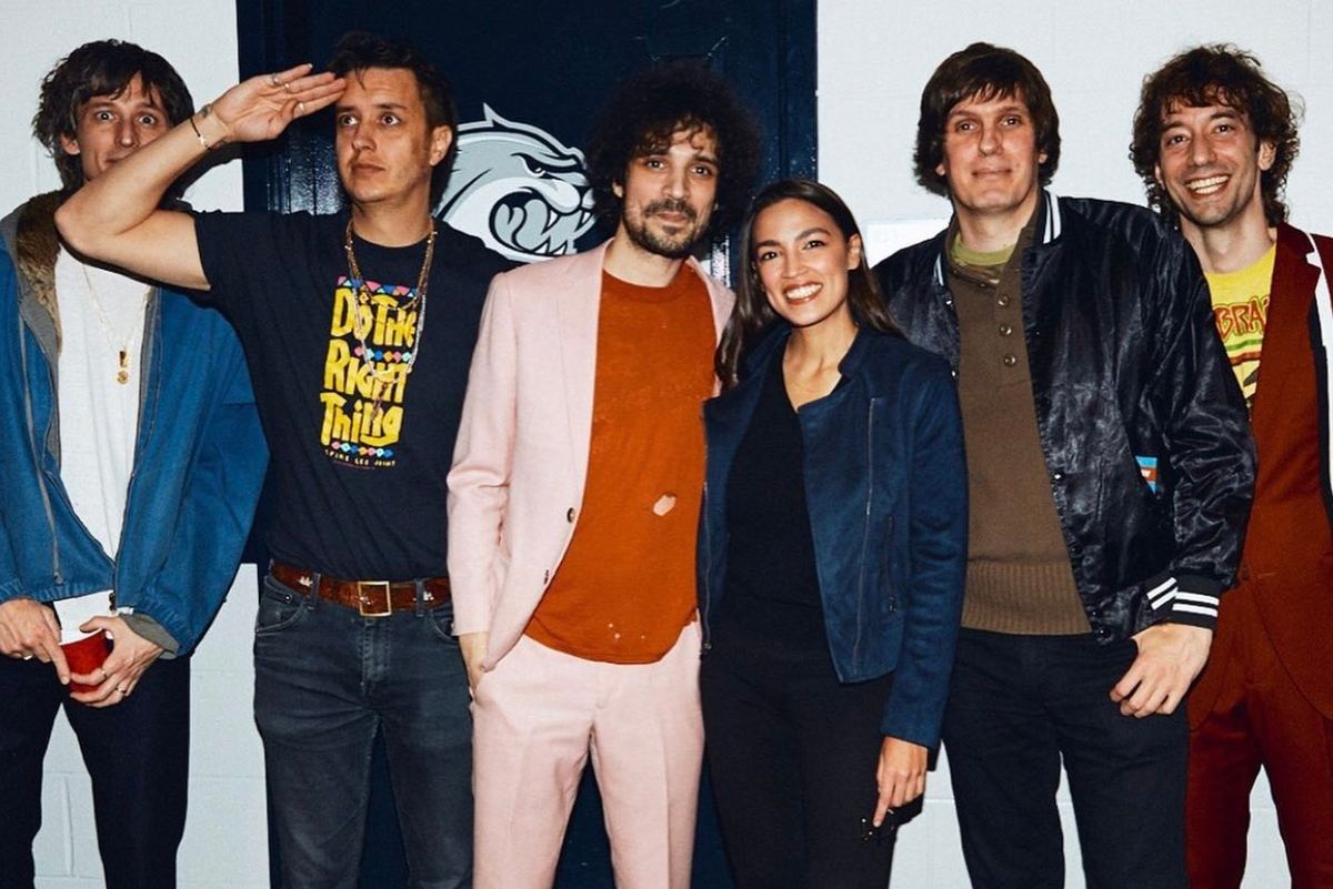 The Strokes and Alexandria Ocasio-Cortez