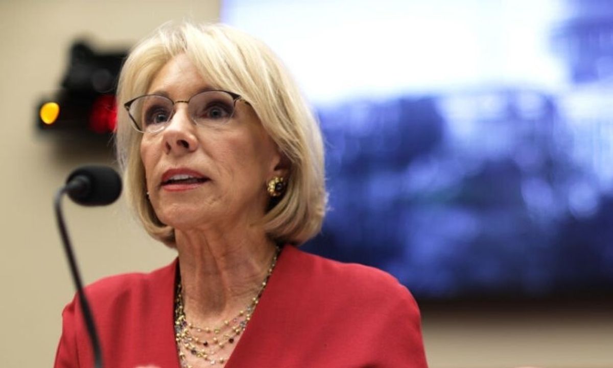 Betsy DeVos Sparks Outrage After Likening Being Pro-Choice to Being Pro-Slavery in Speech to Christian Group