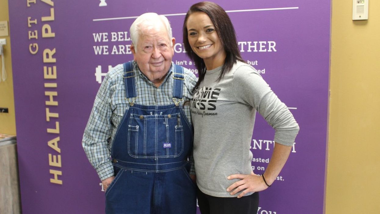91-year-old man who works out in overalls named 'Member of the Month' at Alabama gym