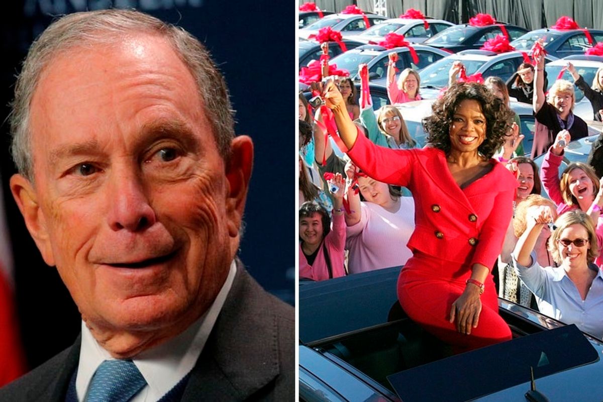 Oprah and Mike Bloomberg