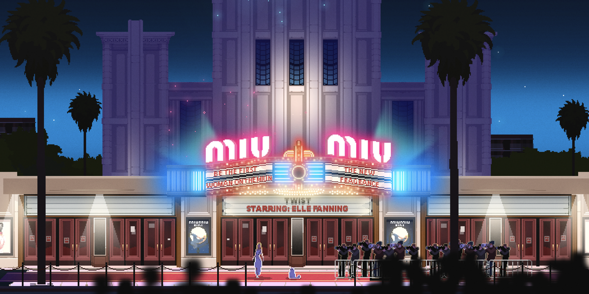 Walk the Red Carpet With Elle Fanning in Miu Miu's New Video Game