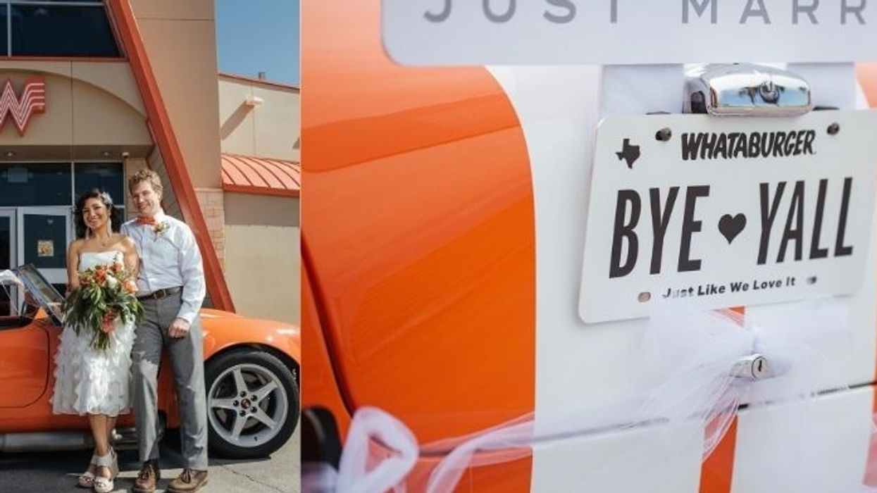 This Texas couple were married at Whataburger, and boy, whatawedding