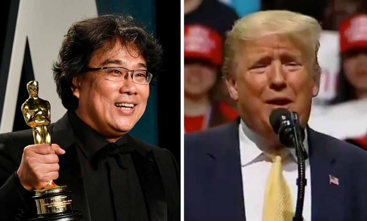 'Parasite' Film Studio Claps Back at Trump After He Railed Against the Film's Best Picture Oscar Win