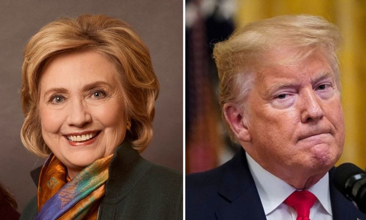 Hillary Clinton Slams Trump After News That He Fired Intelligence Chief for Telling Congress Putin Is Trying to Re-Elect Him in 2020