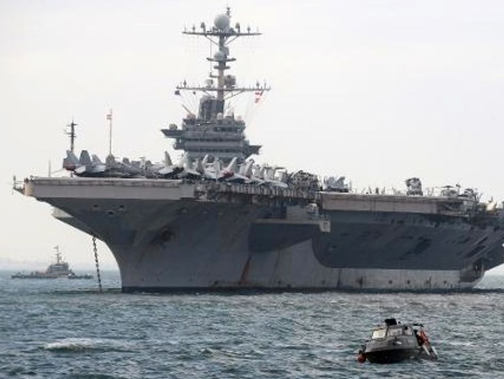 U.S. Aircraft Carrier Arrives In Philippines Navy National Memo