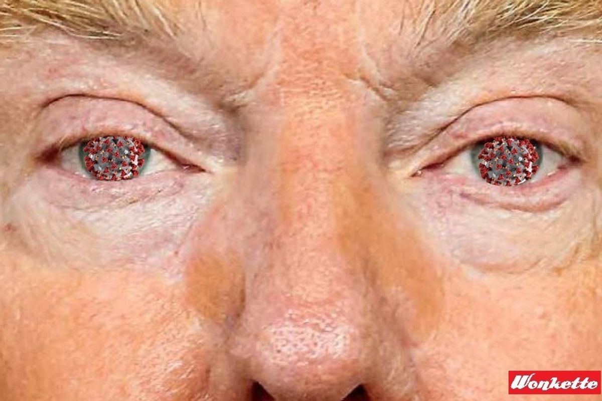 Magnificent Benefactor Donald Trump Donates 1/6th Of A Golf Trip To Fight Coronavirus. Hail Magnificent Benefactor Trump!