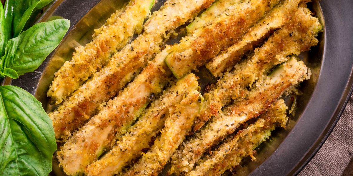 CHEESY BAKED ZUCCHINI FRIES My Recipe Magic