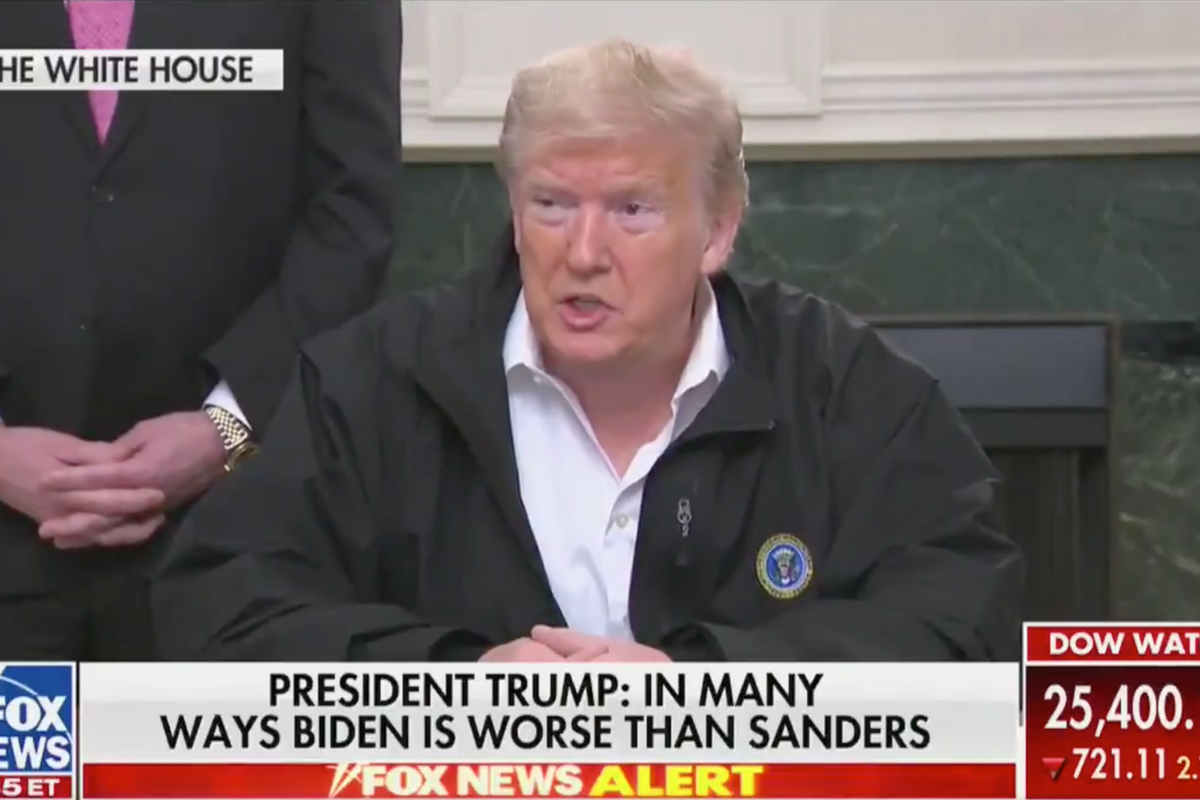 Scumbag President Thinks Liz Warren 'Too Mean' For Office He Soils