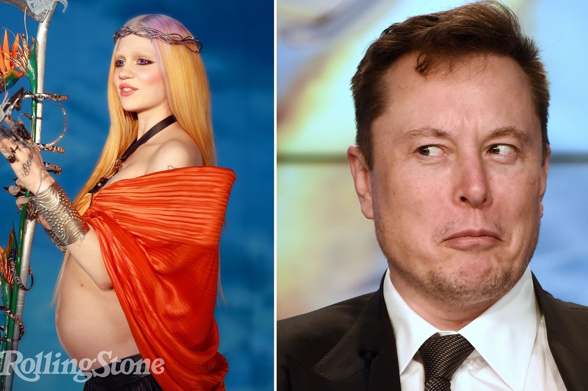 Grimes and Elon Musk