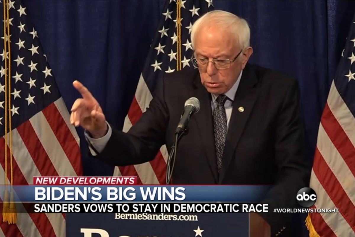 Bernie Sanders: If Tulsi Gabbard Doesn't Have To Quit, I Don't Either