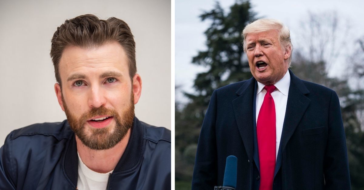 Chris Evans Slams Trump For Bolting After Coronavirus Press Conference Without Taking Any Questions From Reporters