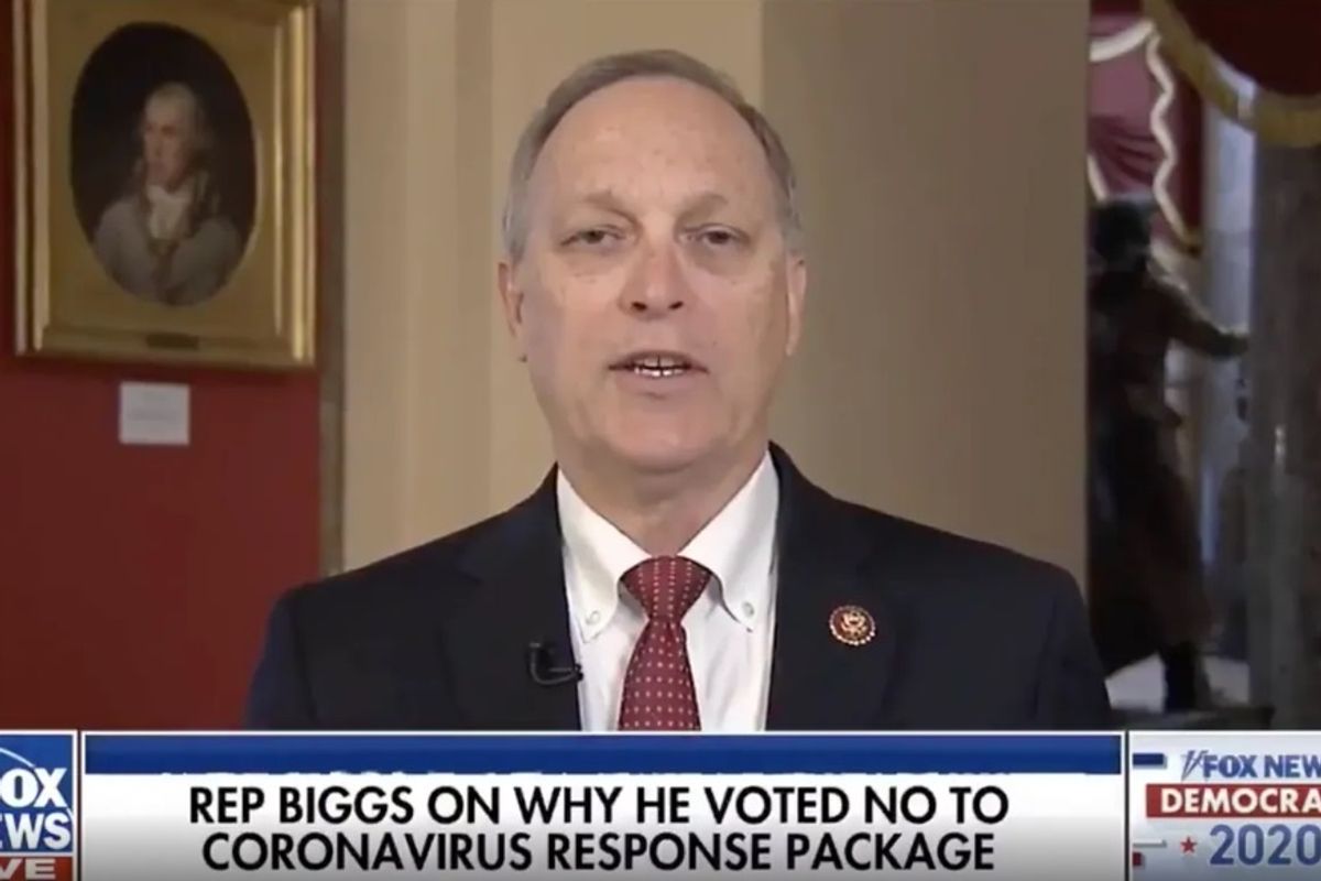 GOP Congressman Pretty Sure God Hates Fags More Than He Hates Coronavirus