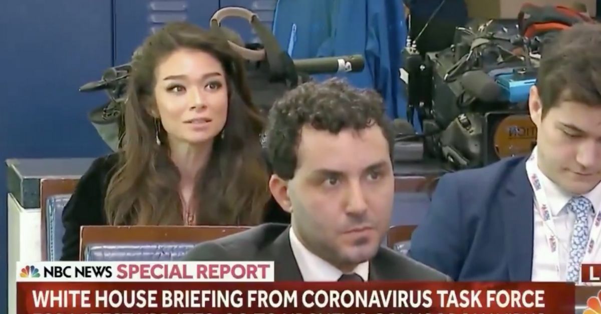 Pro-Trump Cable News Correspondent Slammed After Asking Trump If The Phrase 'Chinese Food' Is Racist