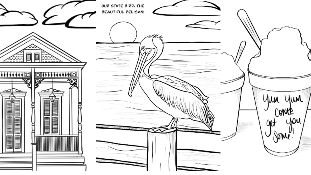 Louisiana artist offers free coloring pages of New Orleans, bayou life