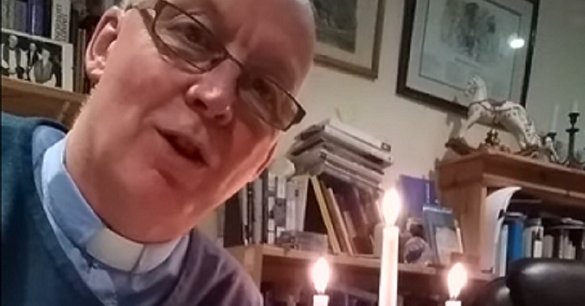Vicar Goes Viral After Accidentally Setting Himself On Fire During His First 'Virtual' Church Service