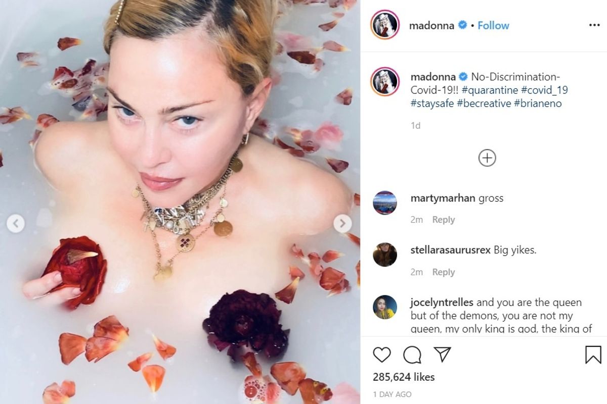 Madonna Bathtub
