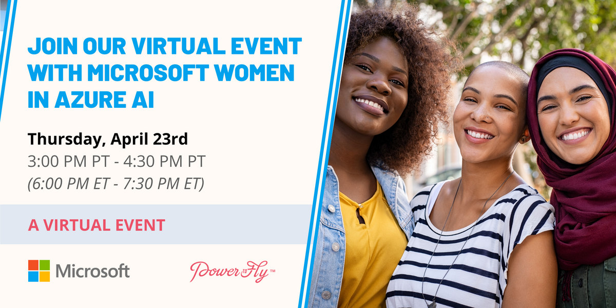Join Our Virtual Event with Microsoft Women in Azure AI