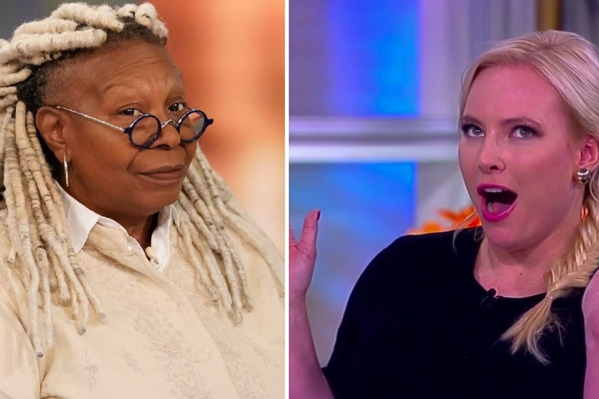 Whoopi Goldberg and Meghan McCain