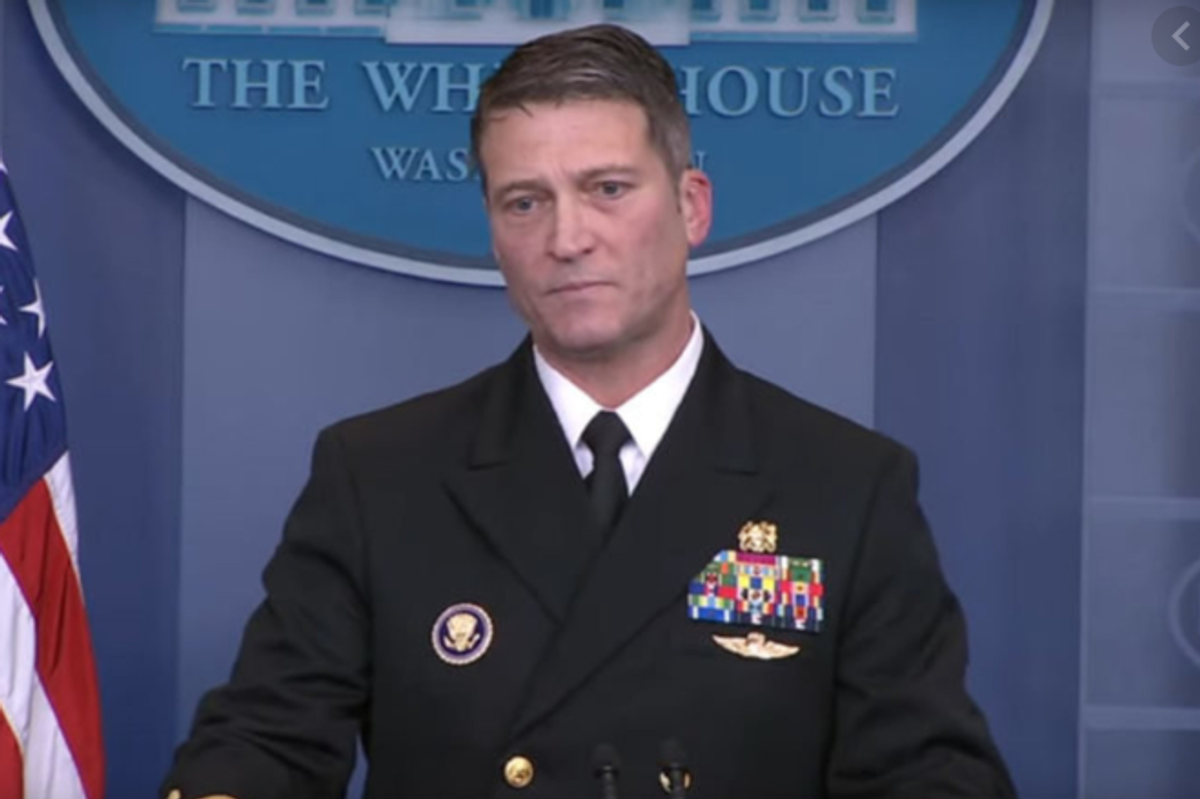 Inspector General Confirms Congressman Doctor Ronny Jackson Is Angry Drunken Lecher