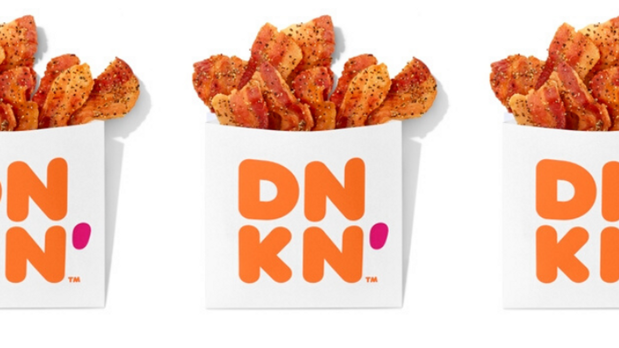 Dunkin' Donuts is now selling 'snackin' bacon,' and it's exactly what it sounds like
