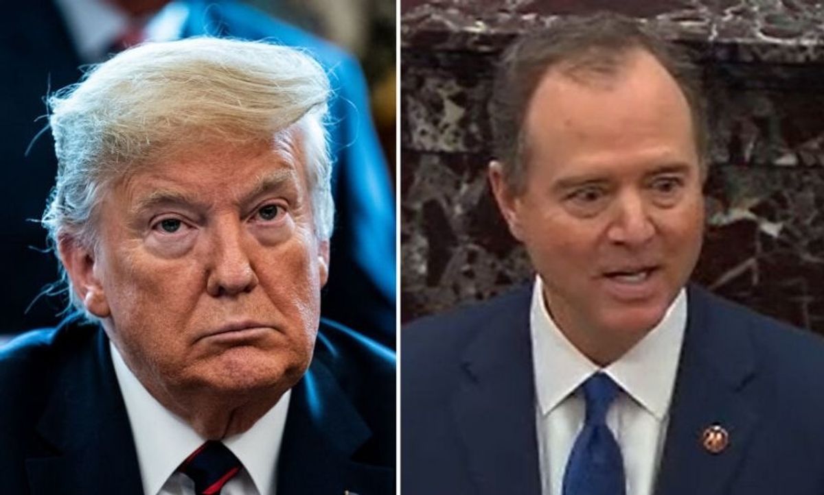 That Video of Adam Schiff Imagining 'How Much Damage' Trump Could Do if Acquitted by the Senate Is Chilling AF Right Now