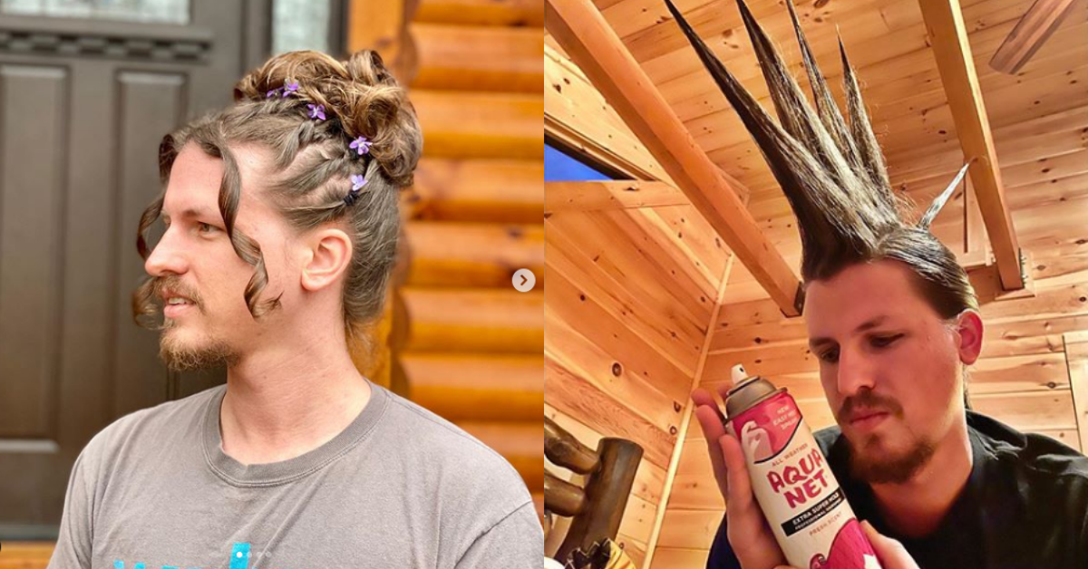 Salon Owner Decides To Stave Off Quarantine Boredom By Giving Her Boyfriend All Sorts Of Hilarious Hairstyles