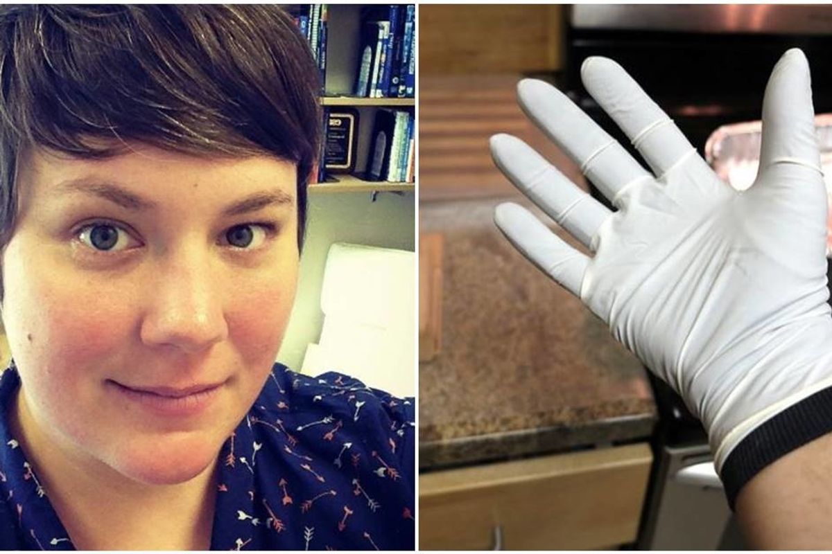 A scientist saw people wearing gloves incorrectly. Here are her tips to help keep us safe.