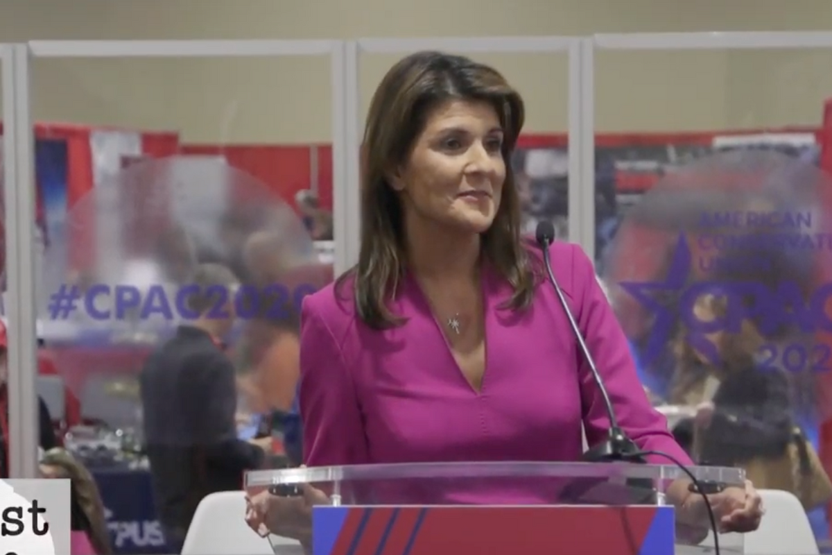 Nikki Haley Showing Her Ass Again, Bless Her Heart