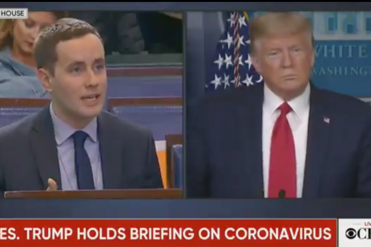 If Reporters Can Win A Pulitzer For Being Dumber Than Trump At A Press Briefing, Then This Clown Is A Finalist