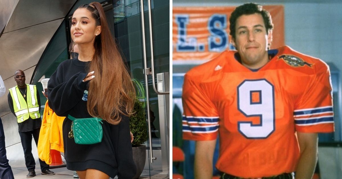 Ariana Grande Is Recreating Scenes From 'The Waterboy' While In Self-Isolation, And Adam Sandler Just Gave His Stamp Of Approval
