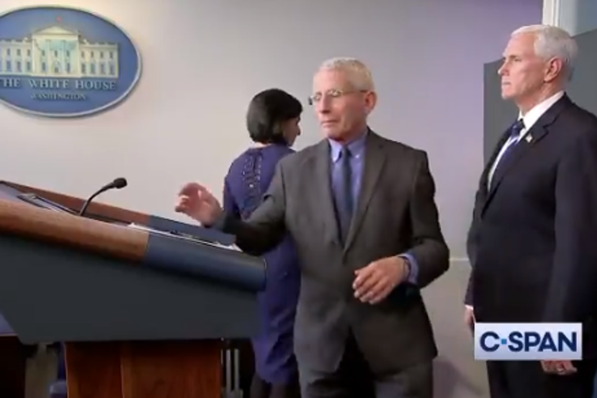 Who Likes Videos Of Dr. Fauci Kicking Mike Pence In The Dick?