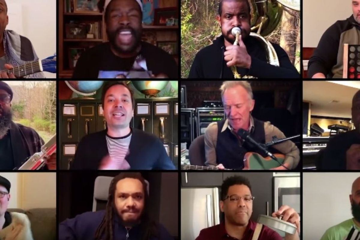 Jimmy Fallon, Sting and The Roots made an epic at-home version of 'Don't Stand So Close to Me'