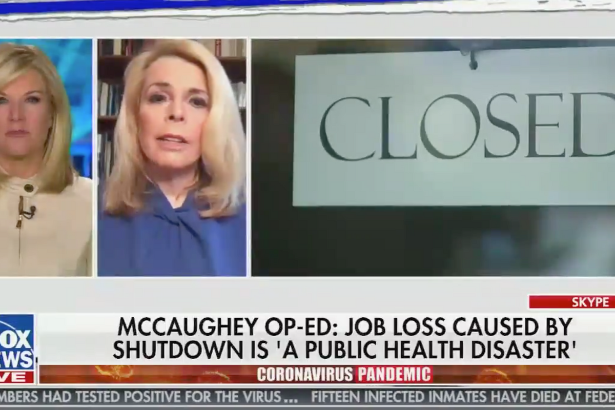 Fox Brings On The Death Panels Lady To Explain Why Govt And Business Should Make You Die Of COVID-19