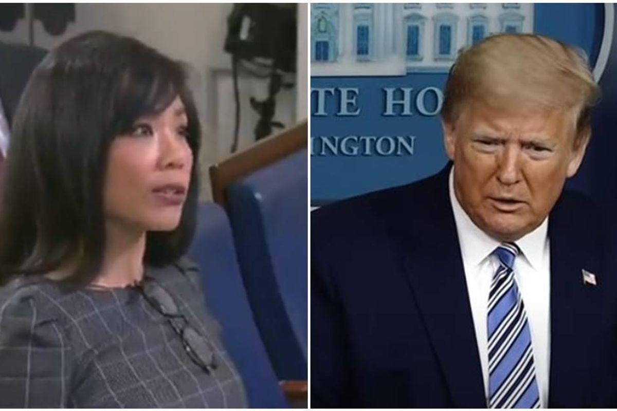 Trump lashes out at another female reporter because he can't explain his slow response to COVID-19